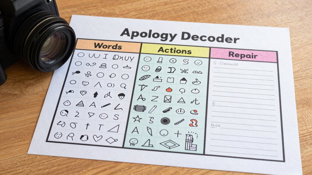 separate words actions repair