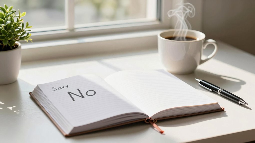 set healthy boundaries daily