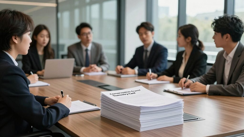 shared summary prevents misunderstandings