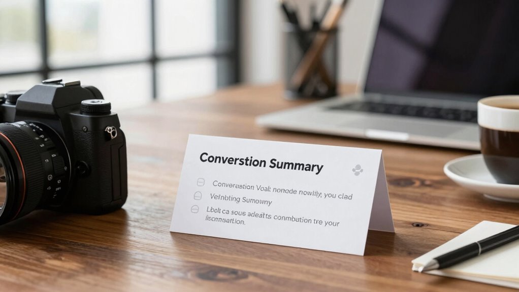 structured conversation summarization tools