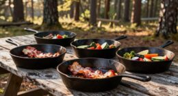 top camping cast iron skillets
