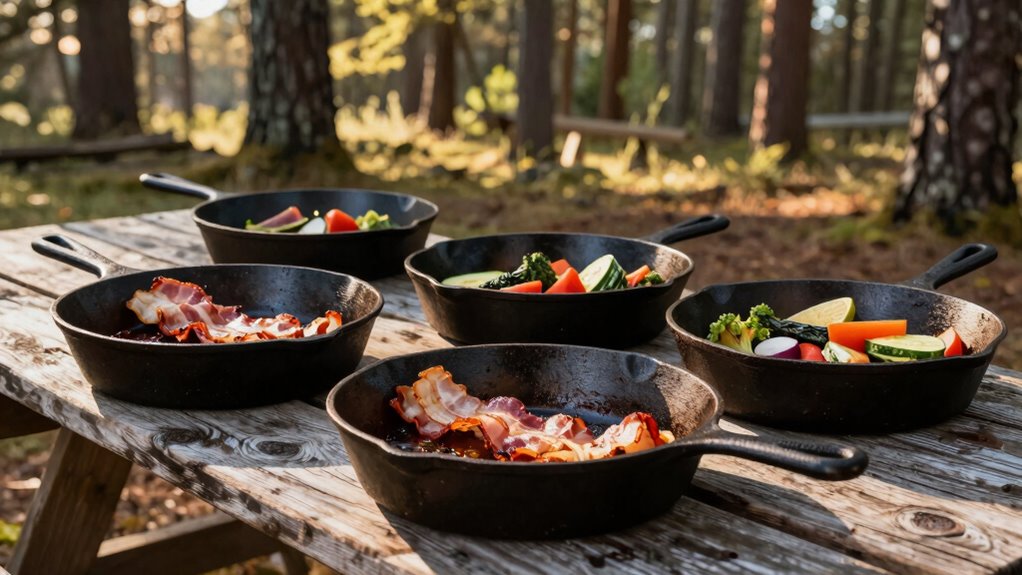top camping cast iron skillets