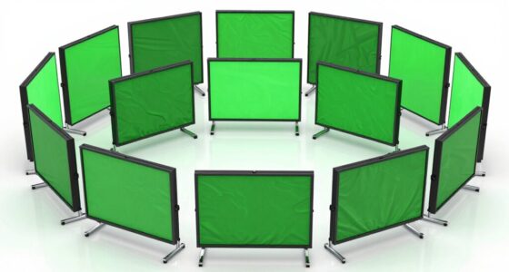 top collapsible green screens