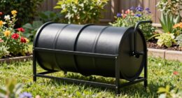 top dual chamber compost bins