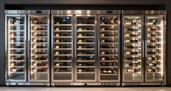 top dual zone wine coolers