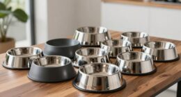 top elevated steel dog bowls