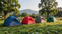top four person camping tents