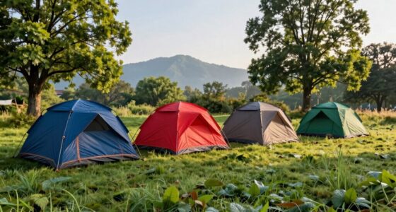 top four person camping tents