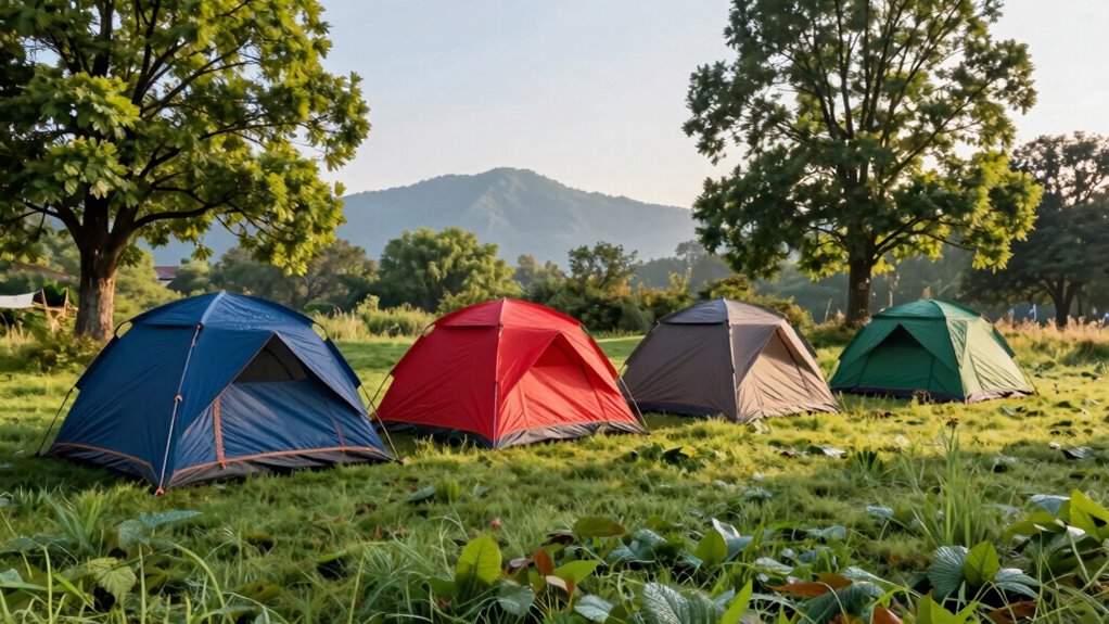 top four person camping tents