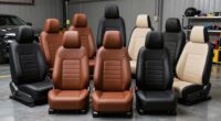 top leather seat covers
