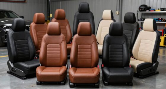 top leather seat covers