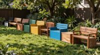 top outdoor storage benches