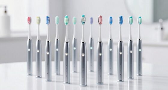 top pressure sensor electric toothbrushes