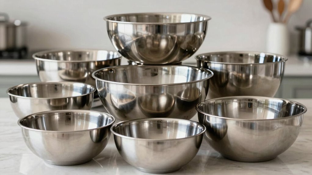 top stainless steel mixing bowls