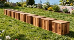 top waterproof outdoor storage benches