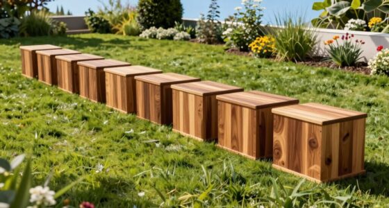 top waterproof outdoor storage benches