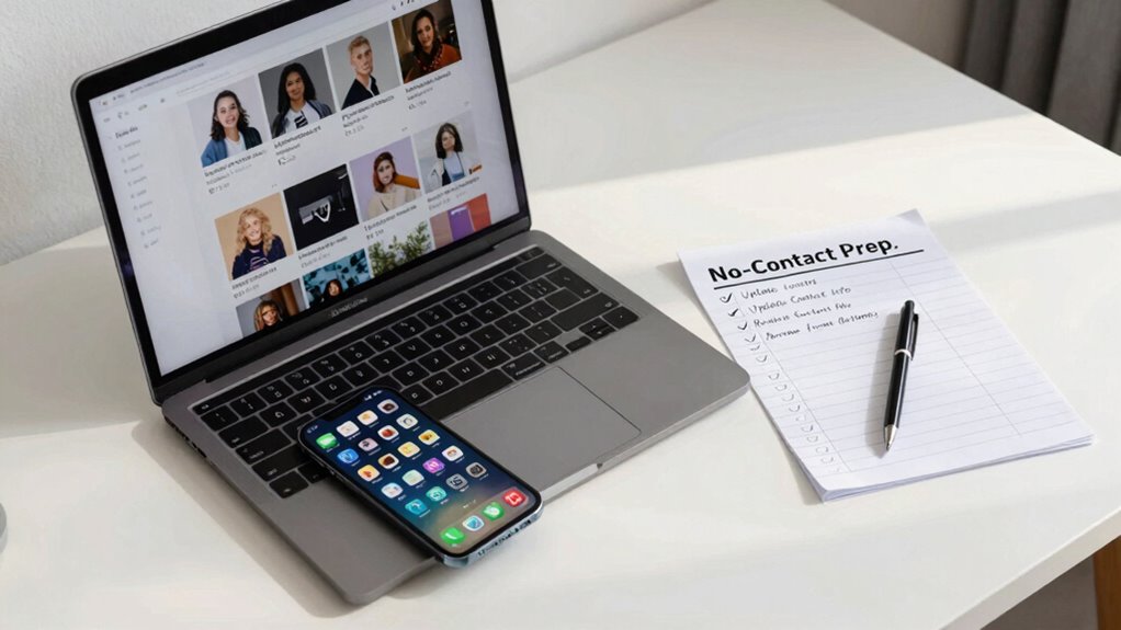 update and remove contact information