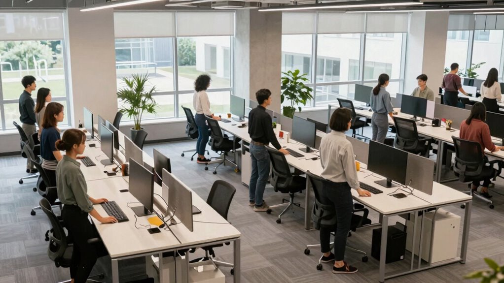 alternating posture for comfort