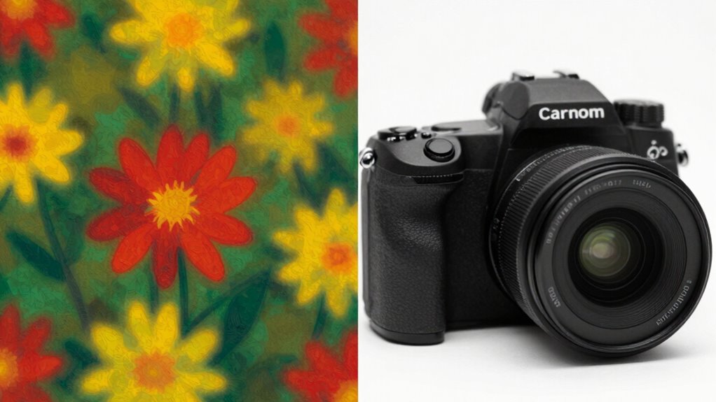 color and monochrome comparison