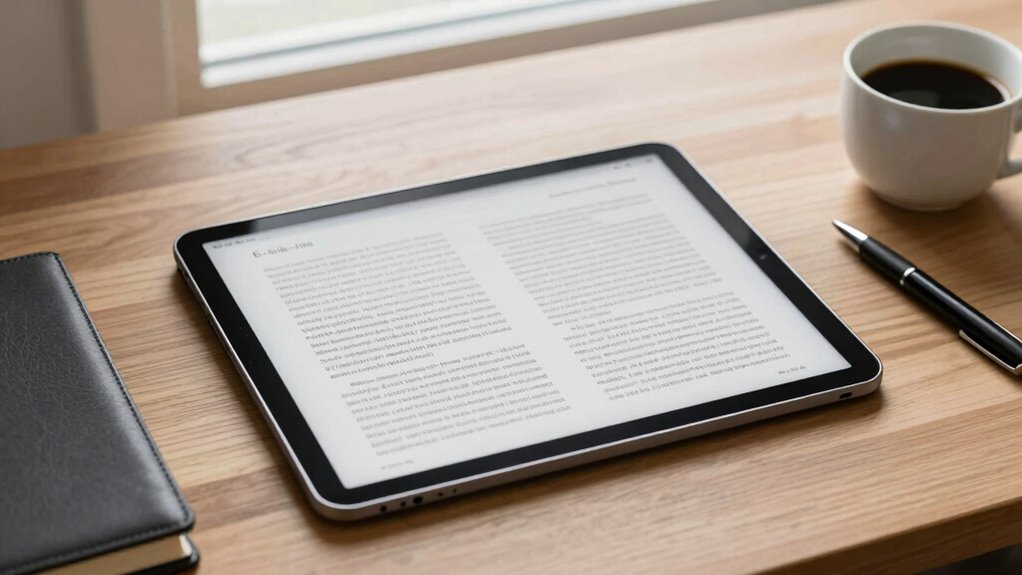 distraction free focused reading