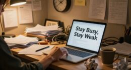 overworking to weaken strength