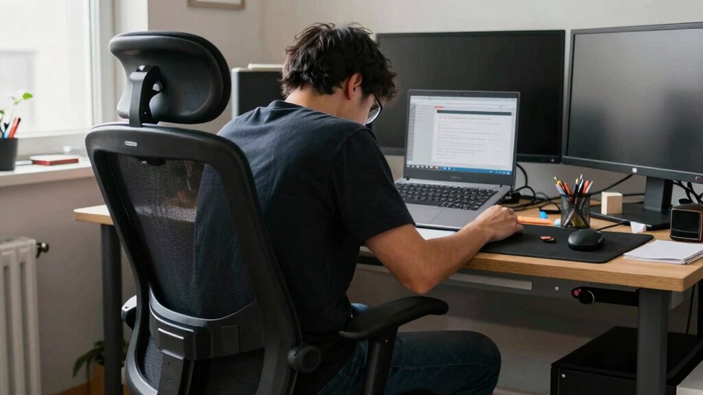 proper chair and monitor positioning