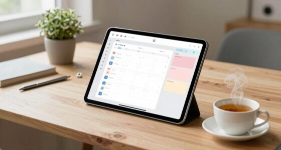 transform tablet into planner