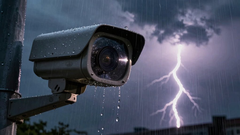 weather impacts outdoor camera performance