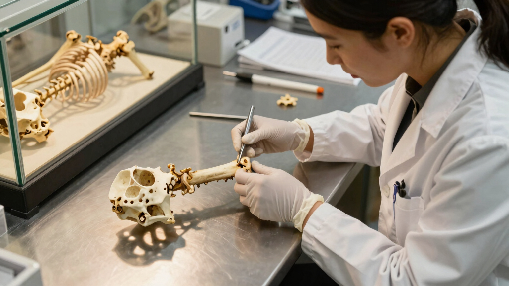 Grover Krantz was an anthropologist who donated his body to the Smithsonian Museum to show how skeletons can be educational tools. His only condition was that he wanted his beloved dog next to him even after death.