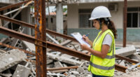 Philippines: School structure collapses during quake