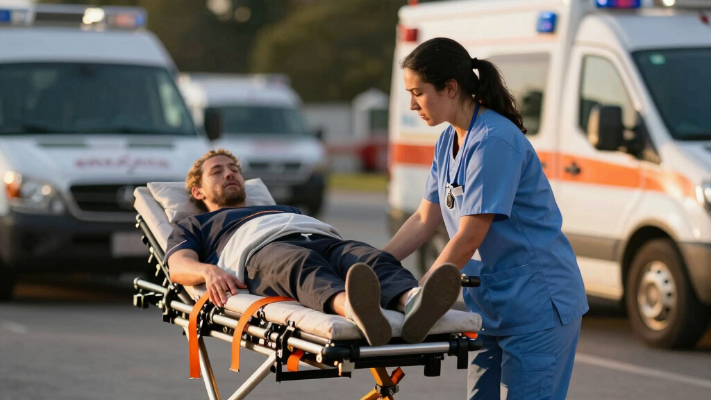 Mitch Mcconnell Ambulance Stretcher Video