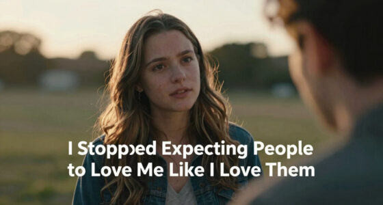 Why I Stopped Expecting People to Love Me Like I Love Them