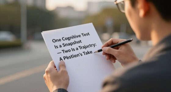 One Cognitive Test Is A Snapshot — Two Is A Trajectory: A Physician’s Take
